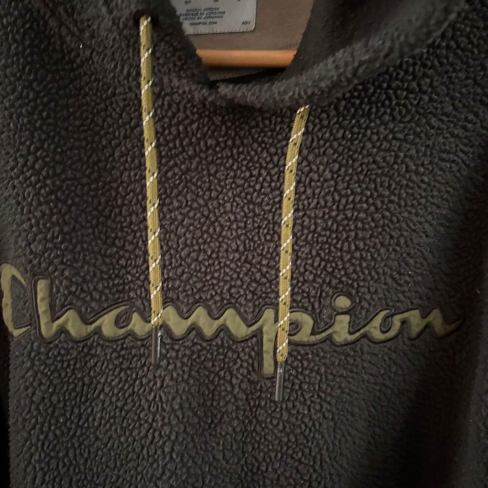 Boys Champion Sherpa Athletic Hoodie W/ Pockets Jacket Clothes Size L/XL 12-14 - Picture 5 of 7